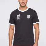 Men Sportswear Fit Short Sleeve Outdoor T-Shirt, Black