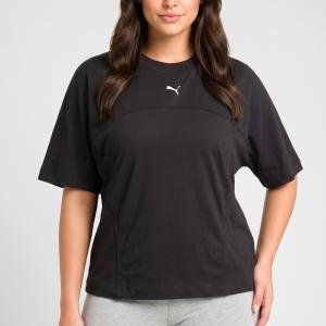 Women Sportswear Fit Short Sleeve Outdoor Top, Black