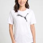 Women Relaxed Fit Short Sleeve Training T-Shirt, White